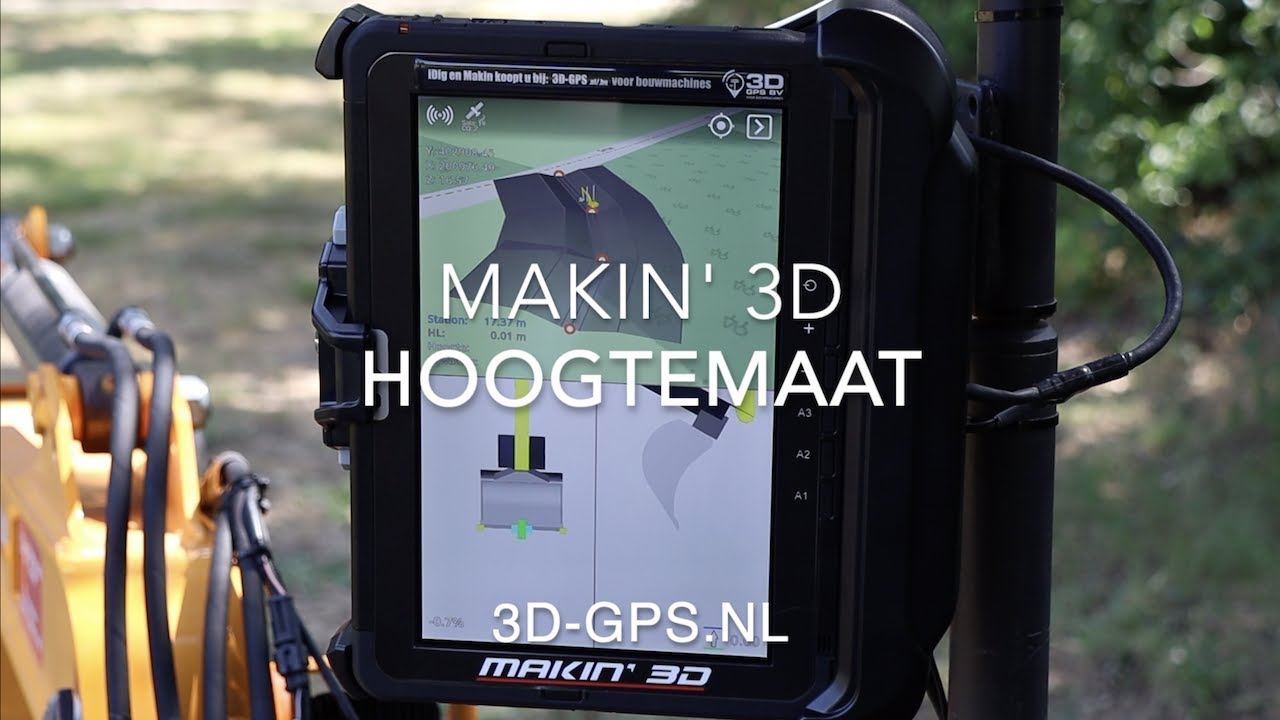 Makin 3D GPS NL Hoogtemaat activeren