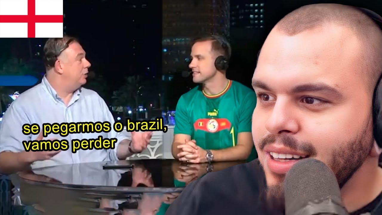 OS GRINGOS ESTÃO COM MEDO DE PEGAR O BRASIL NA COPA - Maicon react