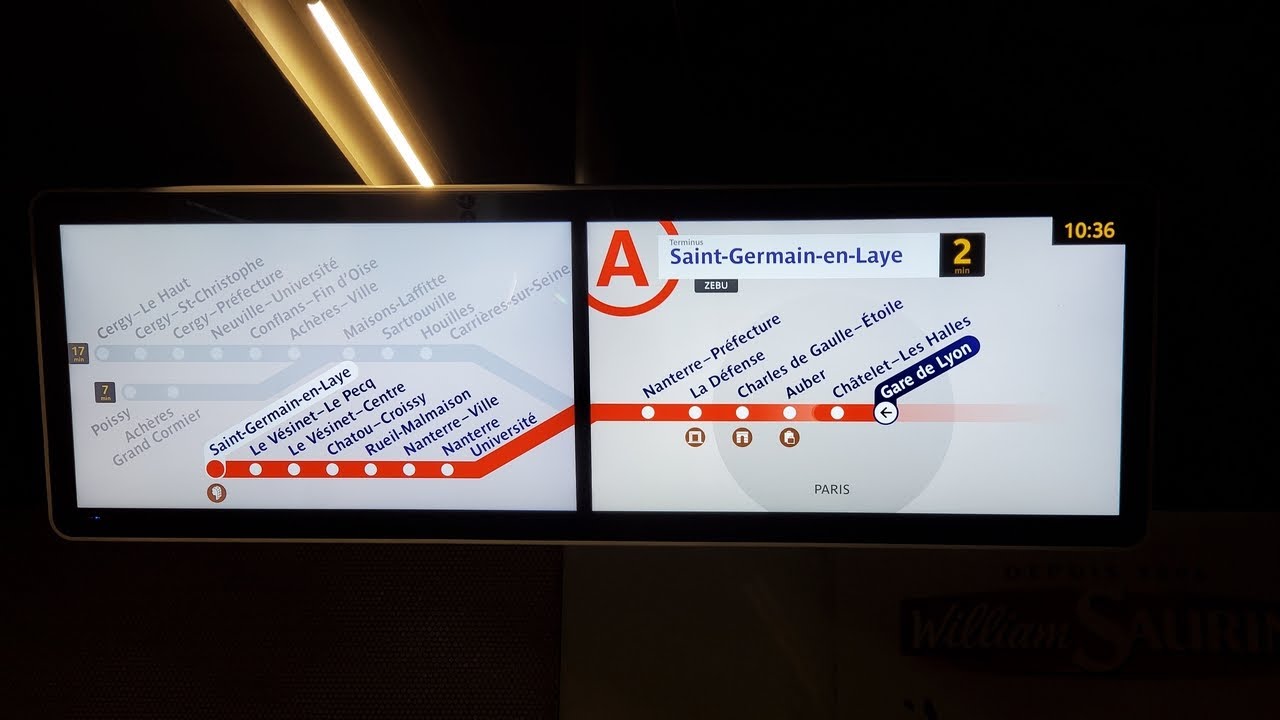 [HD]Spot Gare de Lyon RER A/Spotting At Gare de Lyon RER A/リヨン駅でのスポッティングRERAリ