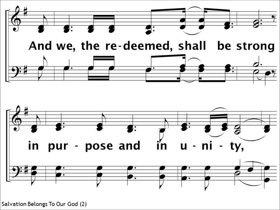 Salvation Belongs To Our God