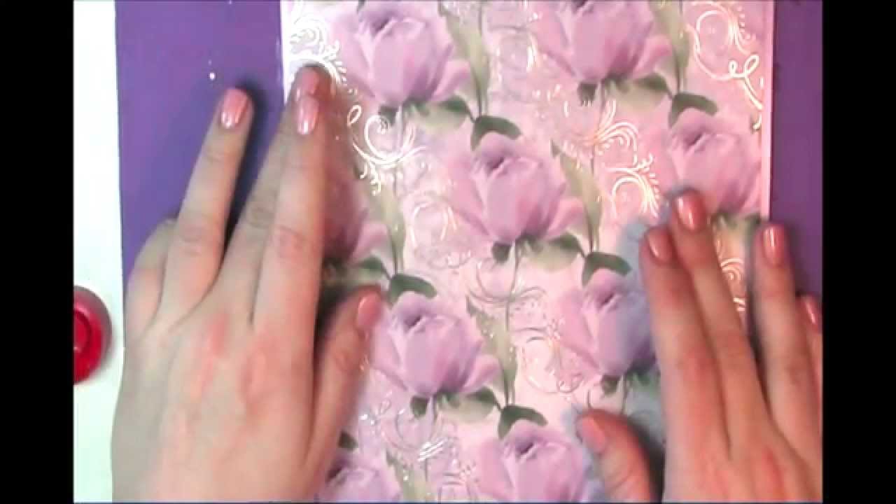 Lavender & Lace Vintage Style Card