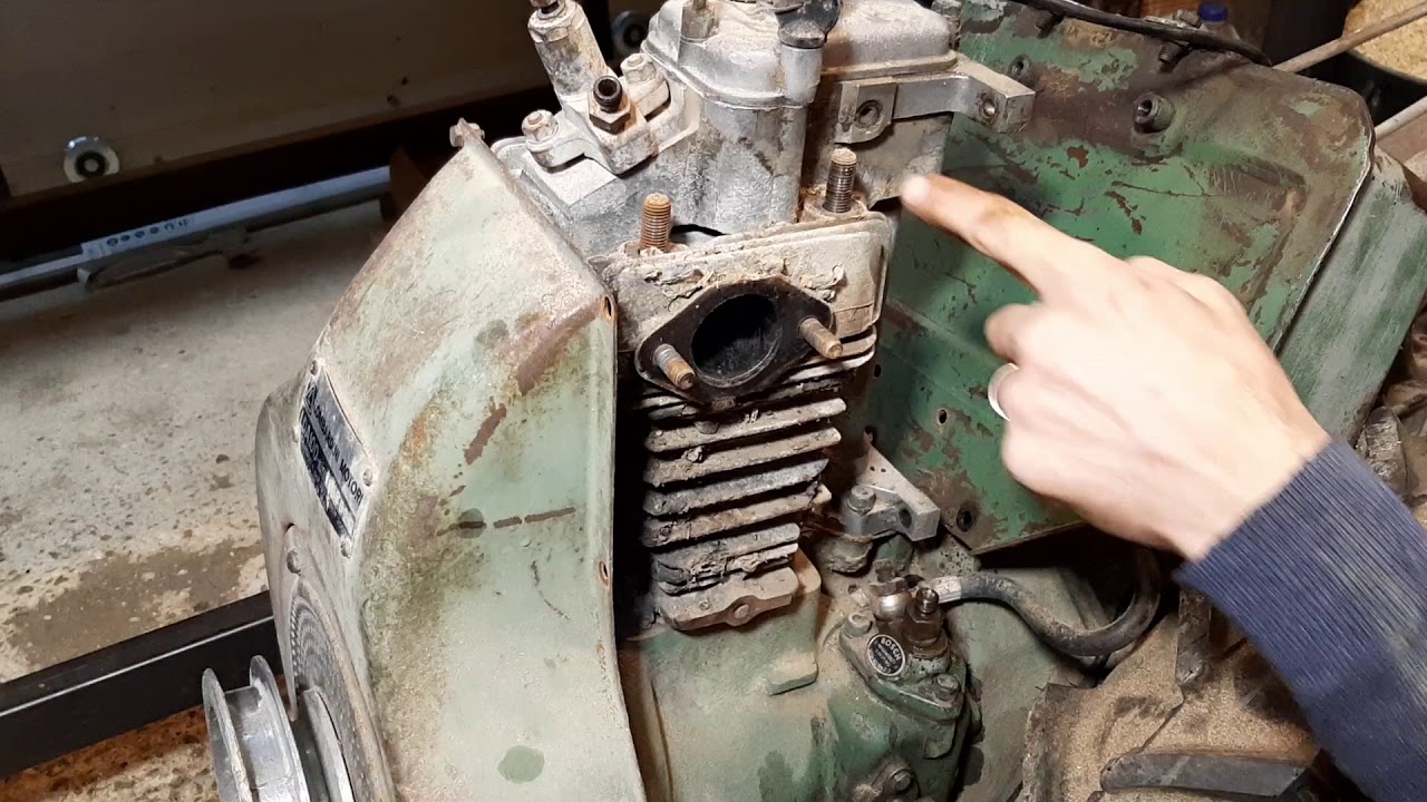 Demontare motor lombardini lda 100 - 18 hp - Motocultivator Adriatica supermec 18hp