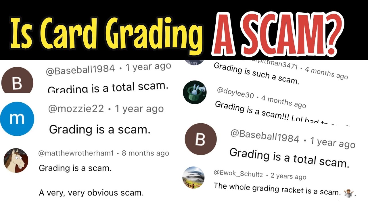 Is Sports Card Grading A SCAM?! (Reader Responses!)