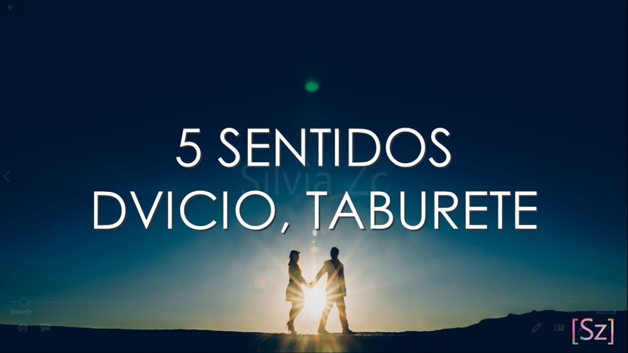 Dvicio, Taburete - 5 Sentidos (Letra)