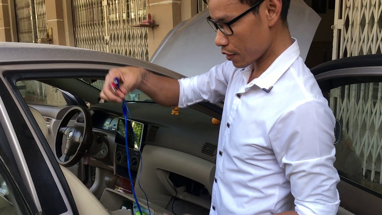 How to install car subwoofer ( របៀបដំឡើងធុងសាប់ដោយខ្លួនឯង)