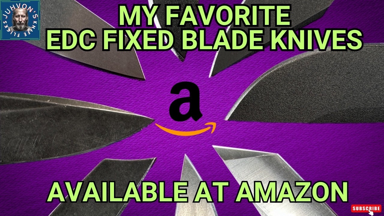 My Top EDC Fixed Blade Knives from Amazon!