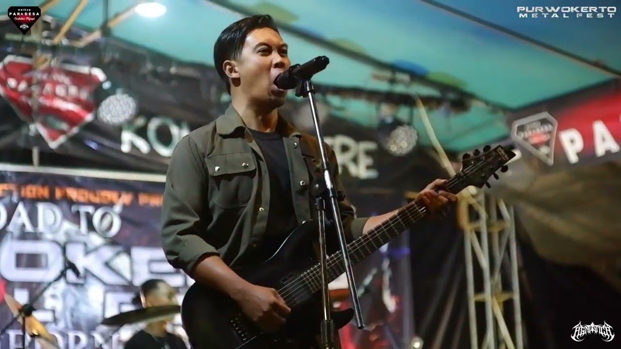 Agnostica Shympony Black Metal on fire at stage ROAD TO PURWOKERTO METAL FEST CHAPTER KROYA 🤘🔥