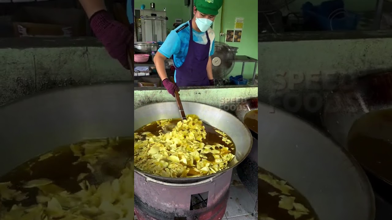Amazing Durian with Incredible Cutting Skills in Thailand! Baan Kai Rayong #durian #snack #thai