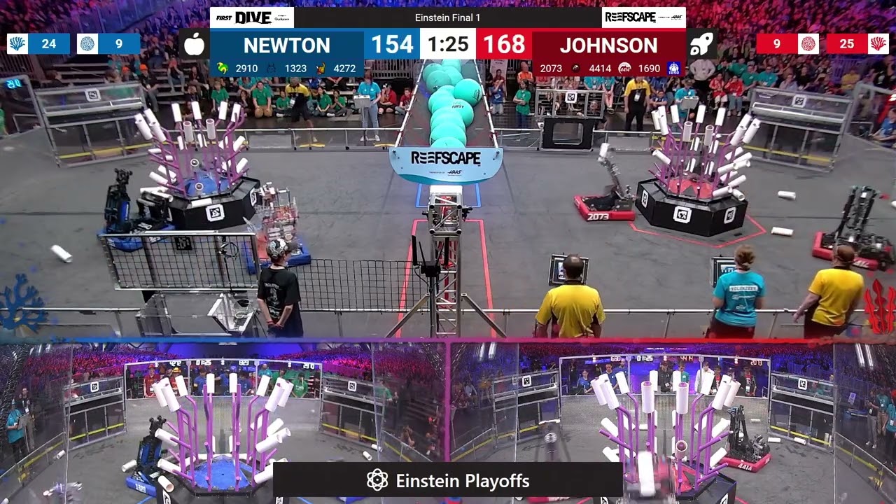 Einstein Final 1 - 2025 FIRST Championship