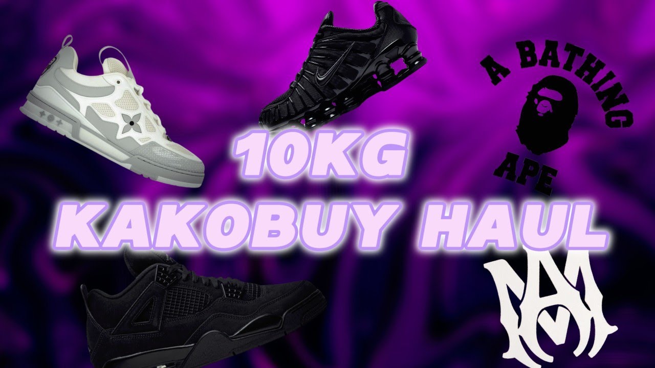 MEGA HAUL 10KG Z **KAKOBUY** (LV, NIKE, YEEZY, BAPE, AMIRI)