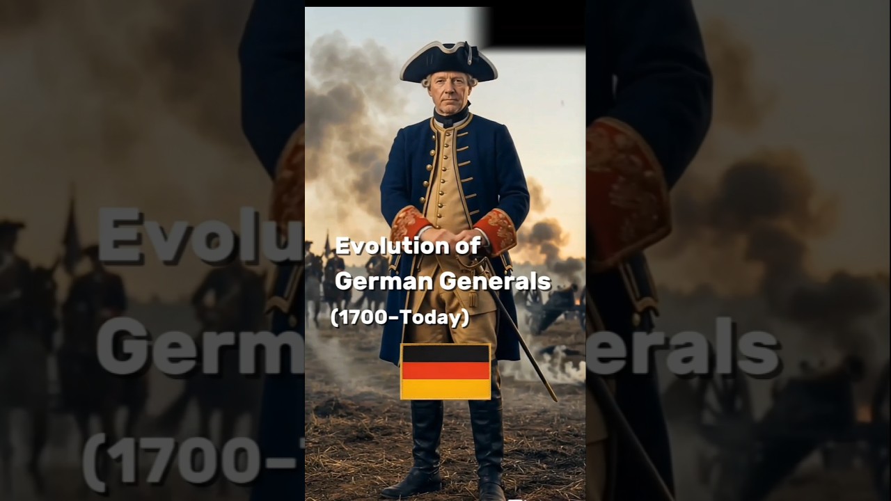 Vokiečių generolų evoliucija (1700 m. &ndash; &scaron;iandien) 🇩🇪