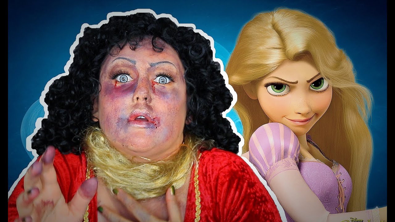 MOTHER GOTHEL GETS TANGLED MAKEUP TUTORIAL!