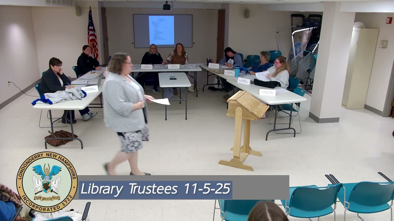 Library Trustees from 11-5-25