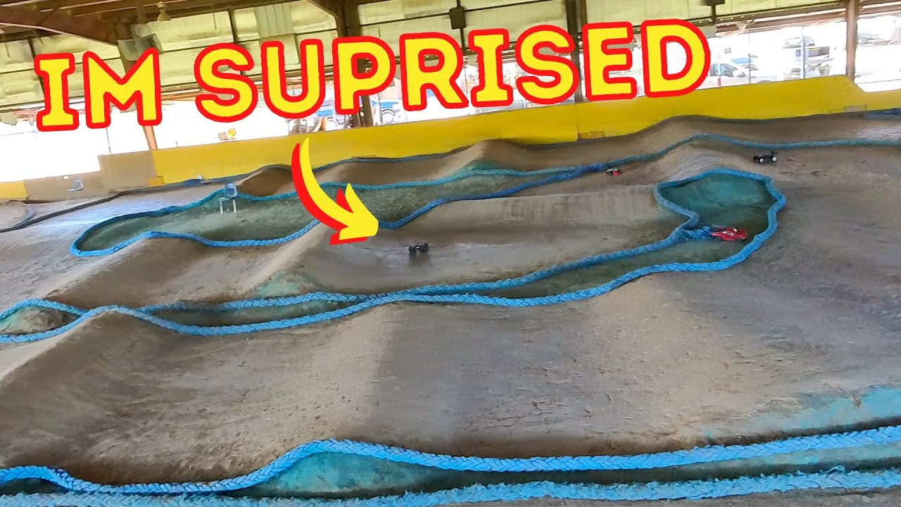 BOX STOCK TRAXXAS MINI XRT ON THE TRACK