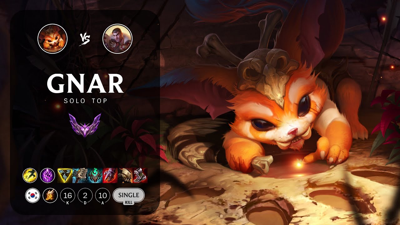 Gnar Top vs Jayce - KR Master Patch 13.13