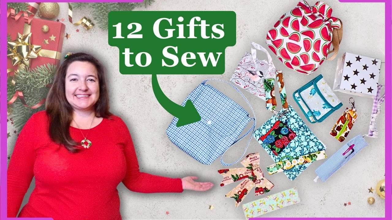 12 Christmas Gifts to Sew - Practical, Stylish, & Gift-Ready