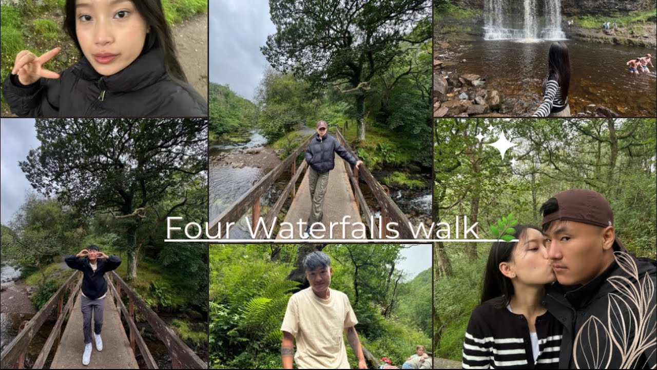 4 water falls walk || Last day in WALES || 🏕️