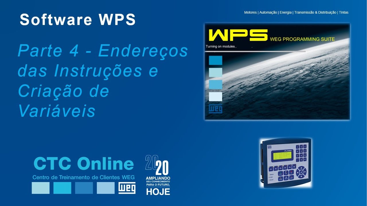 WEG – WPS Parte 4: Endereços das Instruções e Criação de Variáveis