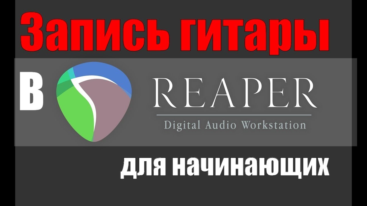 Как записать гитару в Reaper для начинающих (на примере ДЗ)