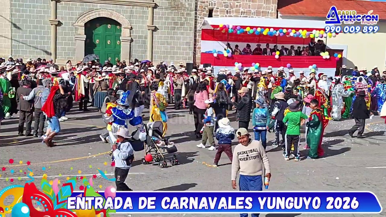 🔵 #YUNGUYO  | CARNAVALES 2026 ✨️🎉🎉
🗓 15/02/2026