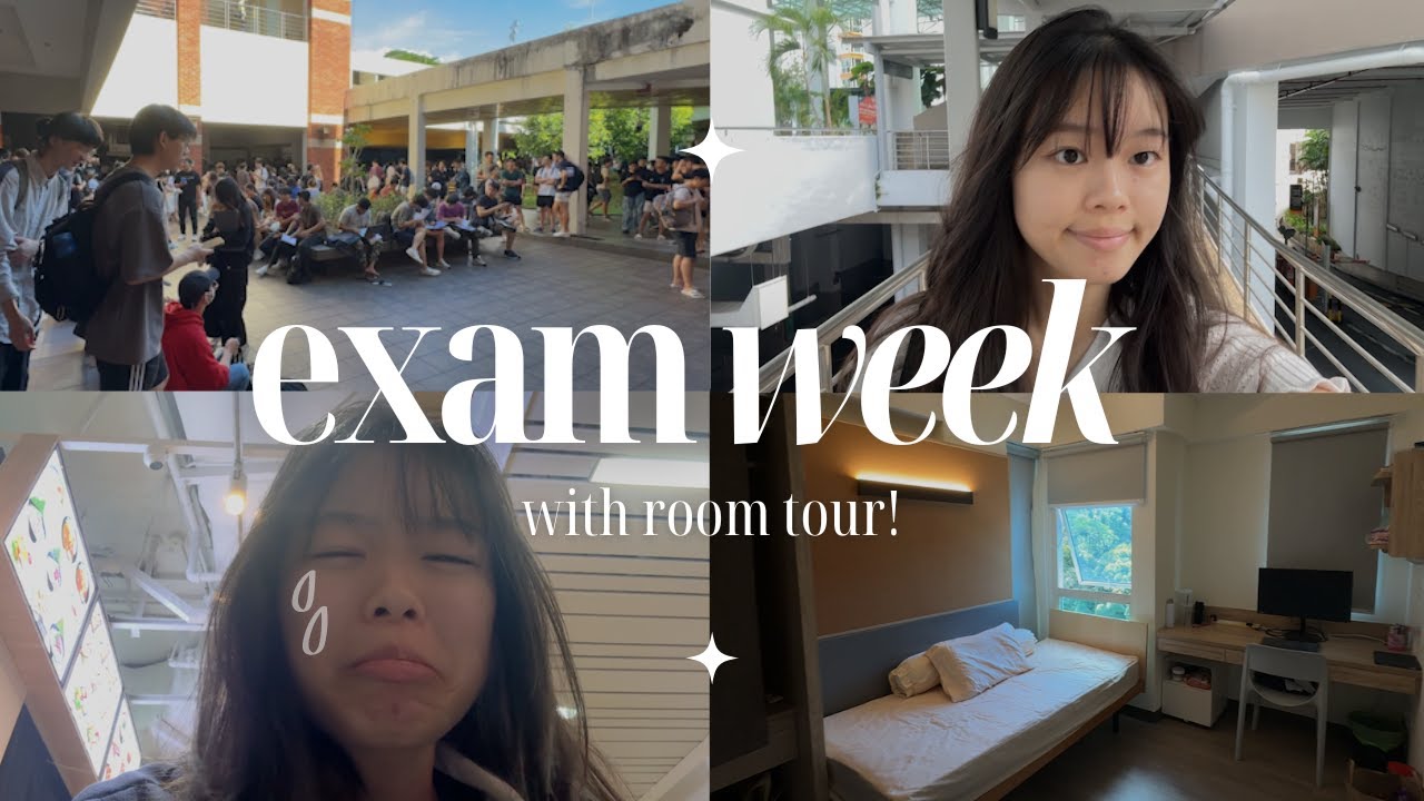 finals week vlog + NUS dorm room tour | NUS Accountancy