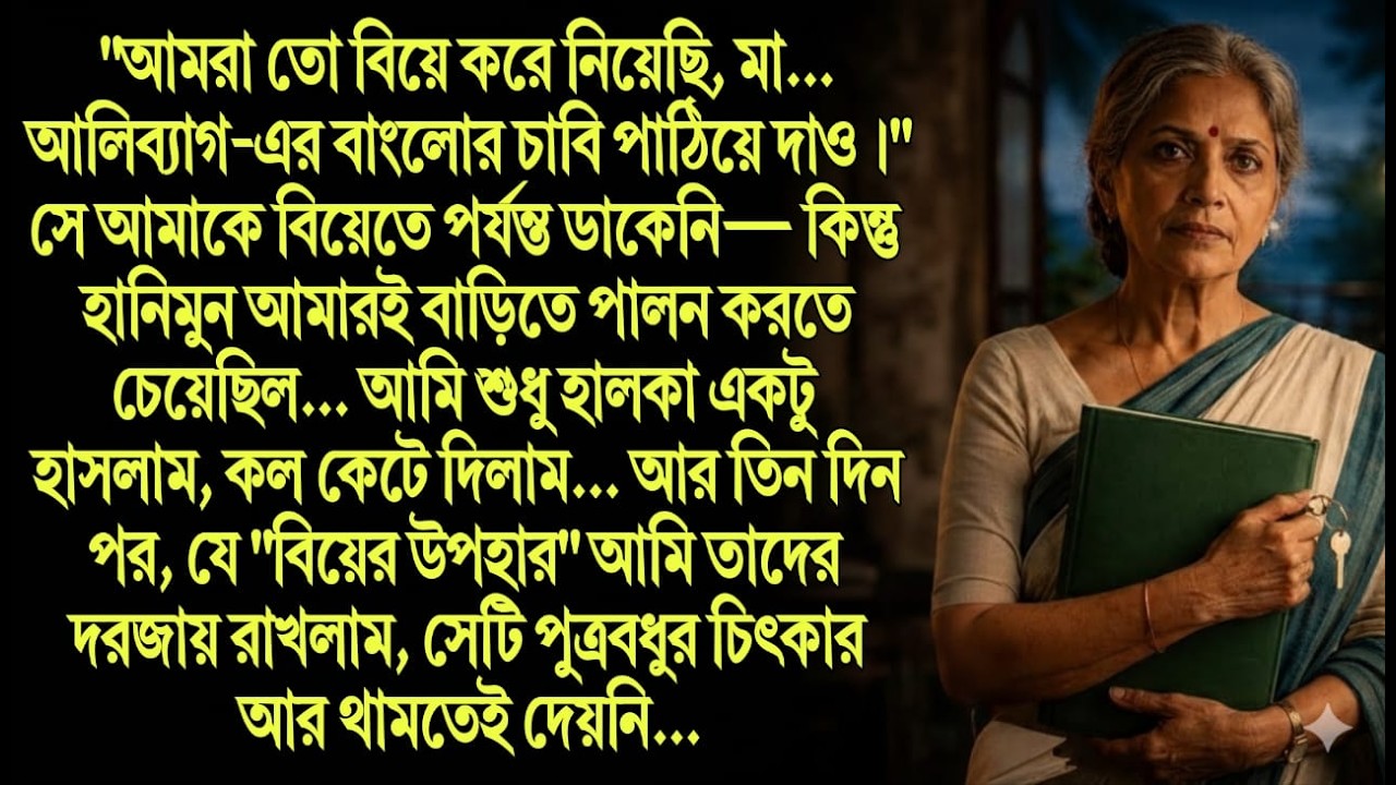 বিয়েতে না ডেকেই বাংলোর চাবি চাইল ছেলে! মায়ের রহস্যময় উপহারে পুত্রবধূর চিৎকার আর থামল না!