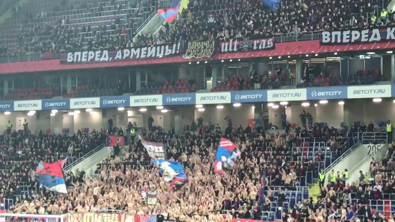 ЦСКА-Анжи, 24.04.2019 «Мы-ЦСКА!»-фанатская трибуна