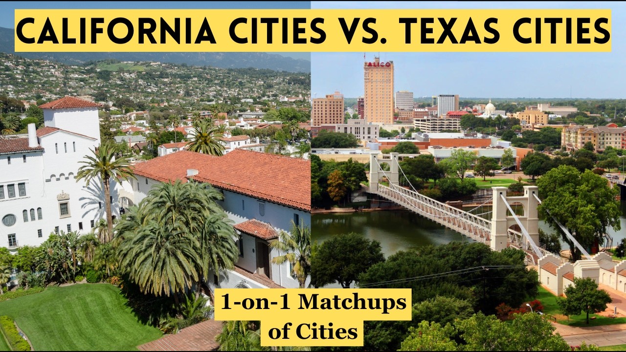 California Cities vs. Texas Cities: 10 City vs. City Matchups
