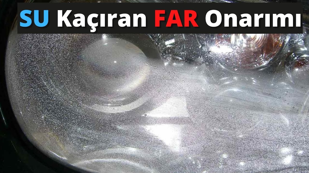 SU kaçıran FAR onarımı BMW 528i