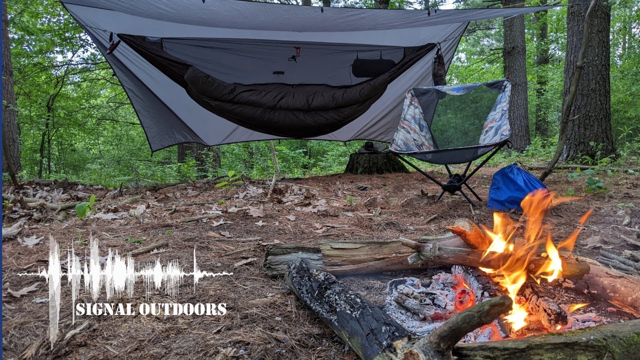 Solo Hammock Camping In A State Forest | Superior Gear Hammock