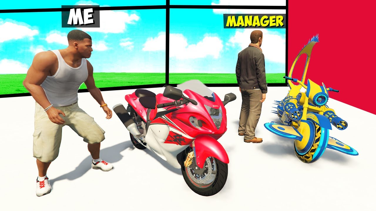 Stealing EVERY SUPER BIKE From THE SHOWROOM in GTA 5!