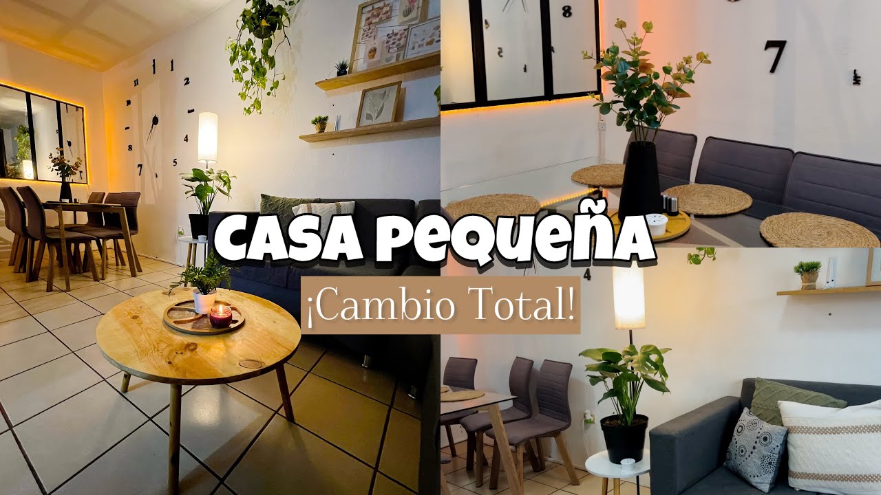 DECORACI&Oacute;N de SALA y COMEDOR🏡 | Cambios f&aacute;ciles y ECON&Oacute;MICOS 💰