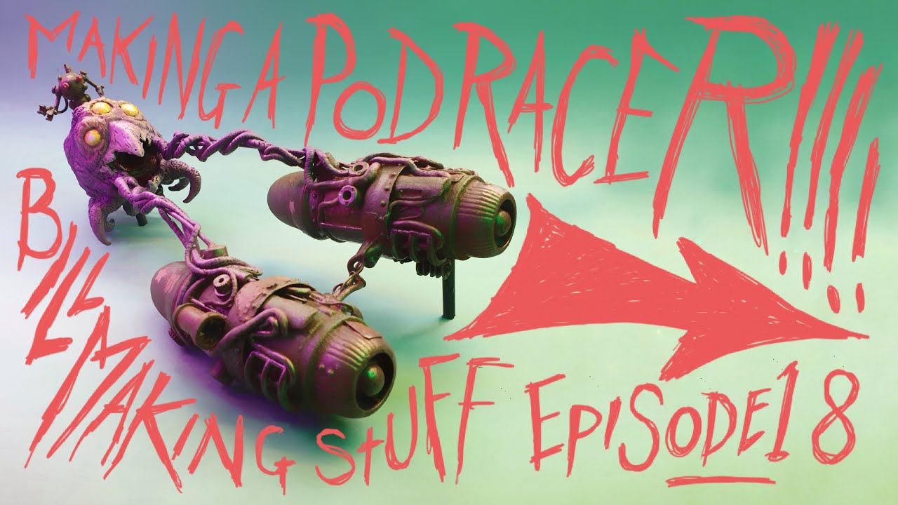 How To Make A PODRACER Using TRASH