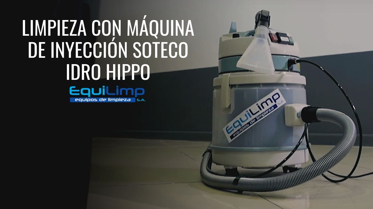 Limpieza de Interior de Auto con Máquina de Inyección Soteco Idro Hippo Equilimp Uruguay