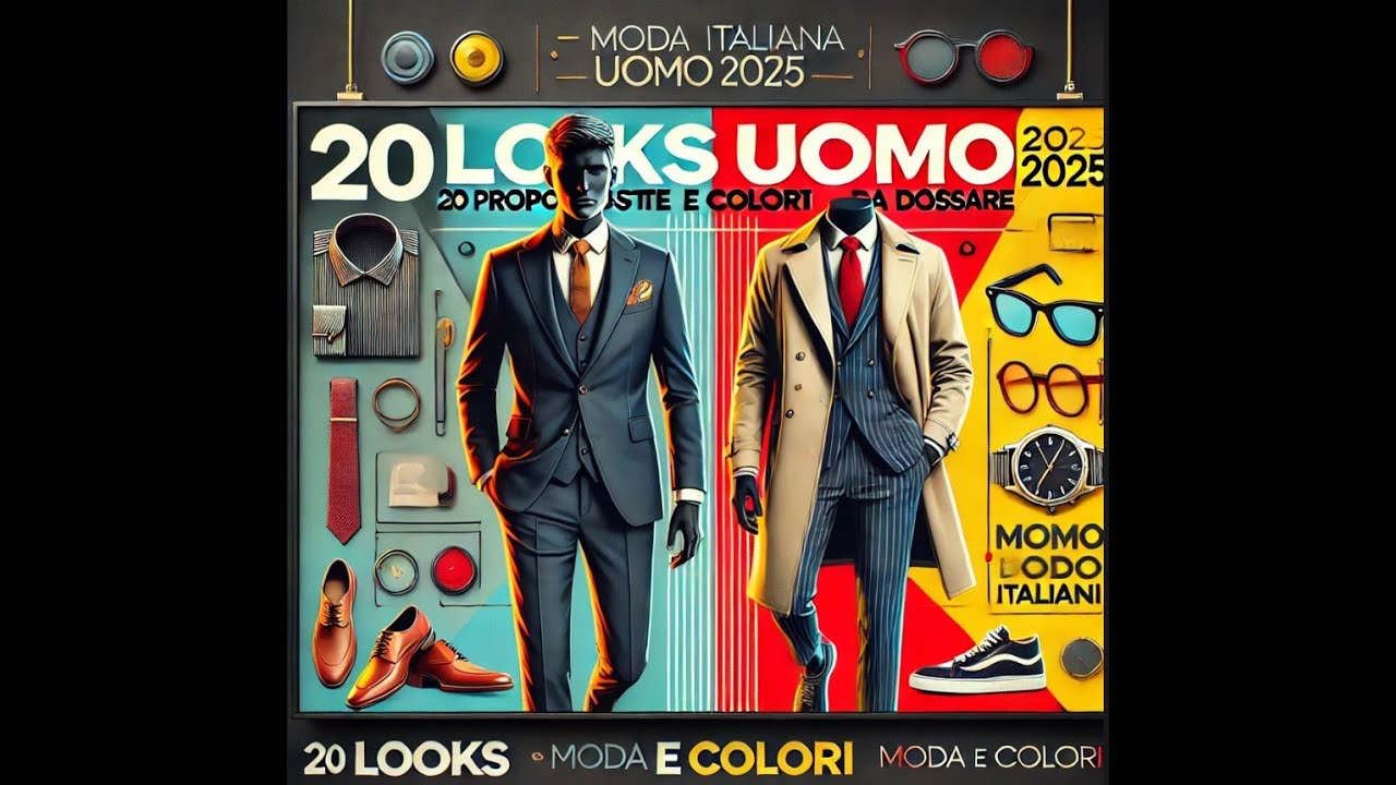 Moda Italiana Uomo 2025: 20 Idee per Outfit Strepitosi e Colori di Tendenza