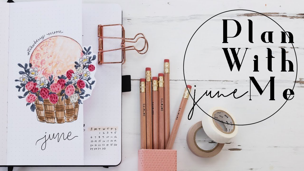 Plan With Me | June 2021 Bullet Journal