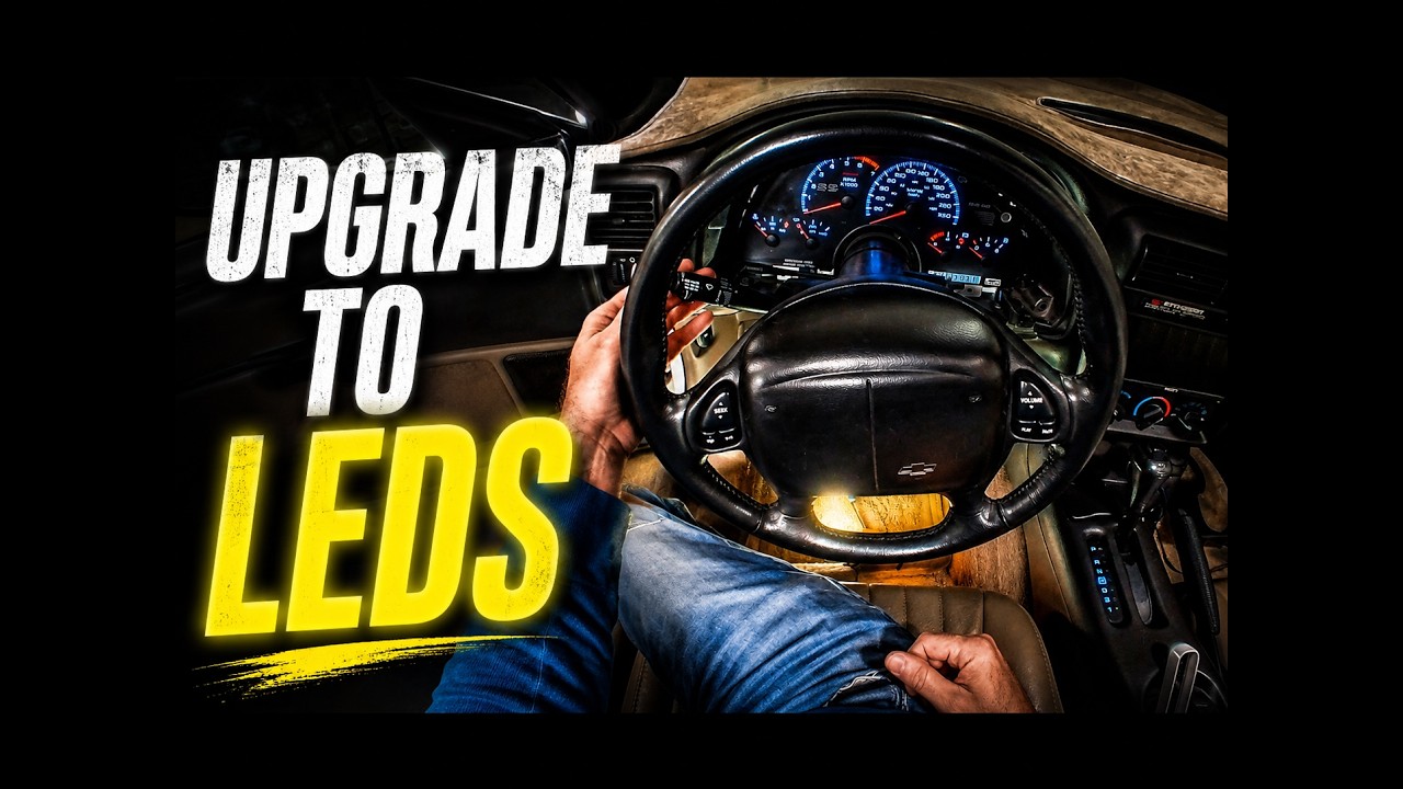 How to replace bulbs in a 97-02 Camaro Gauge cluster -  How to upgrade to LEDs 97-02 Gauge cluster