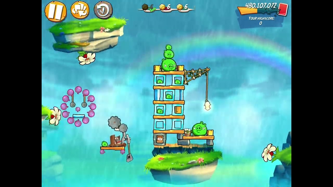 MEBC with 2 Bonus Birds, 11 rm - No Red,Blues,Chuck,Hal - Mighty Eagle Bootcamp, Angry Birds 2  