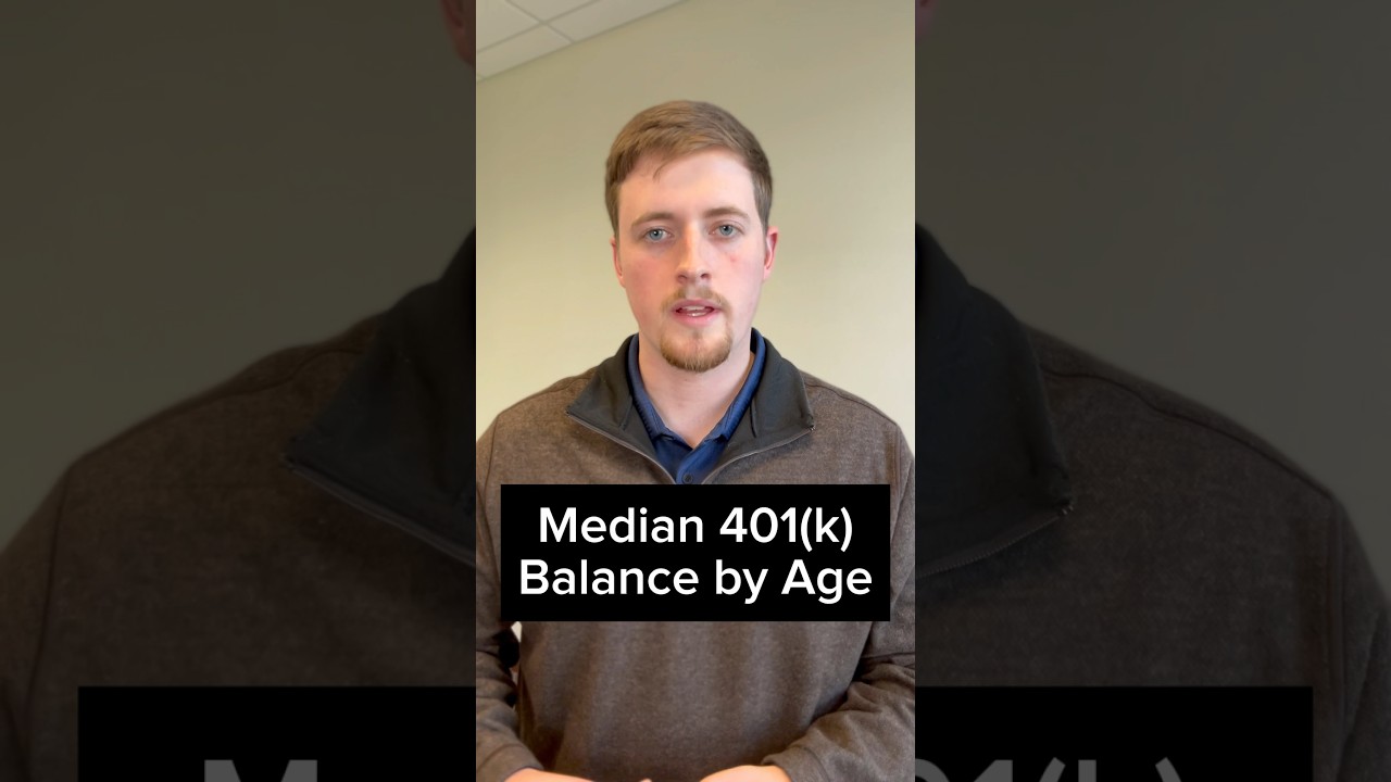Median 401(k) Balance by Age