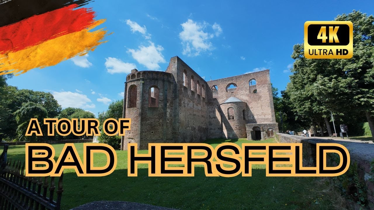 BAD HERSFELD | Stadtrundgang in Bad Hersfeld | Walking Tour Bad Hersfeld 4K 60FPS