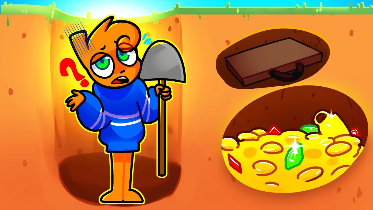 🤩 КОПАЮ СОКРОВИЩА на заднем дворе | A Game About Digging A Hole