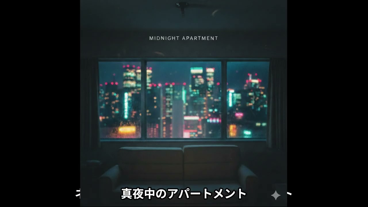 【作業用BGM】真夜中のアパートメント - Midnight Apartment / Original AI Music