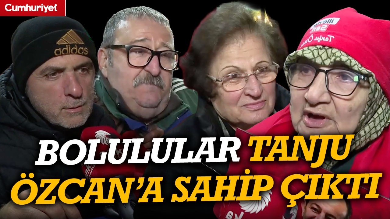 Bolulular Tanju Özcan'a sahip çıkıyor: CHP’li değilim ama...