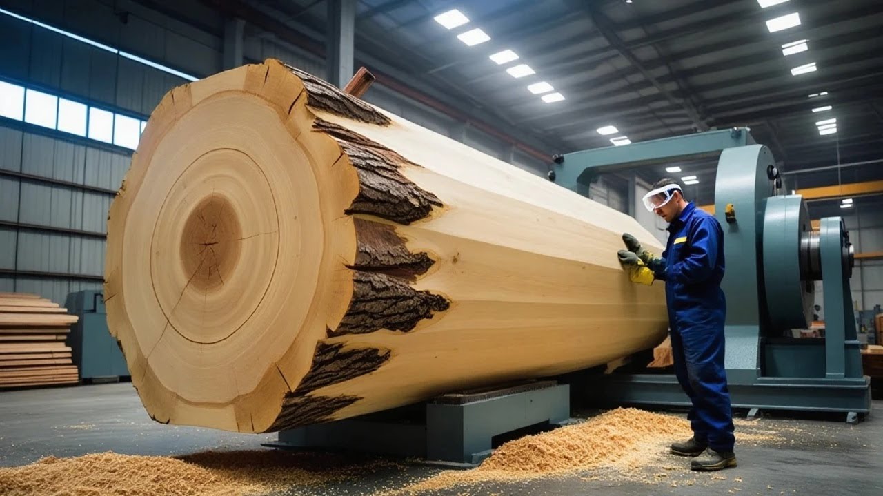 Turning a Giant Block of Raw Wood Into a Special Work of Art: Unique Design Secrets