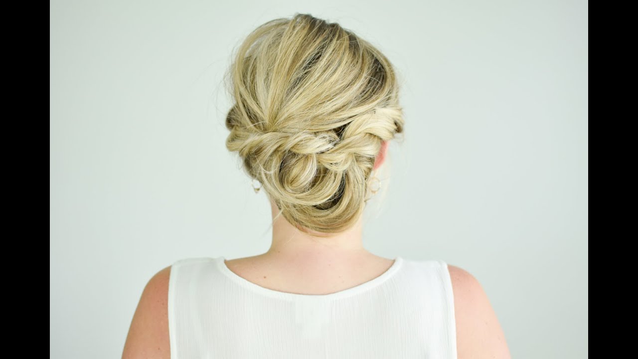 Looped and Twisted Updo Tutorial