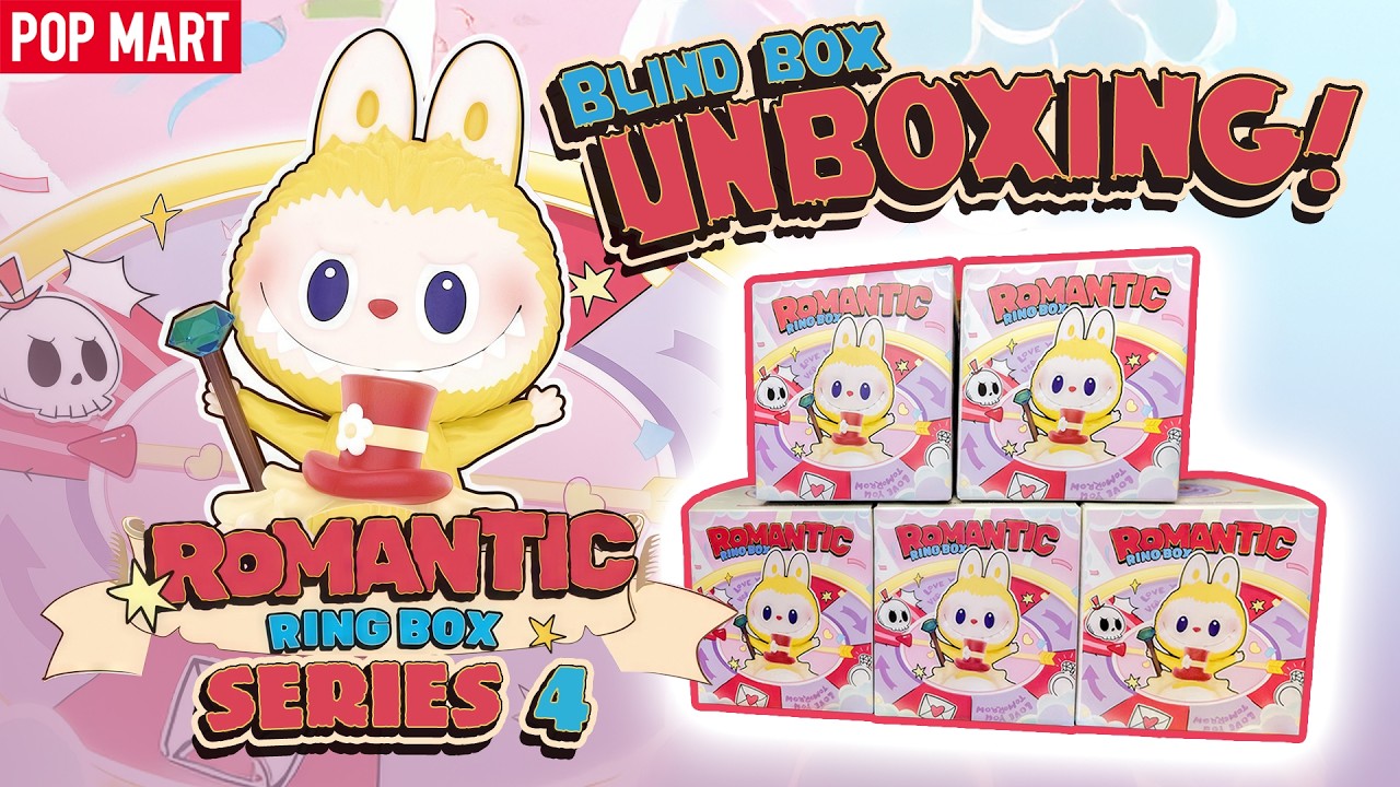 POP MART BLIND BOXES: Romantic Ring Box Series 4 UNBOXING!