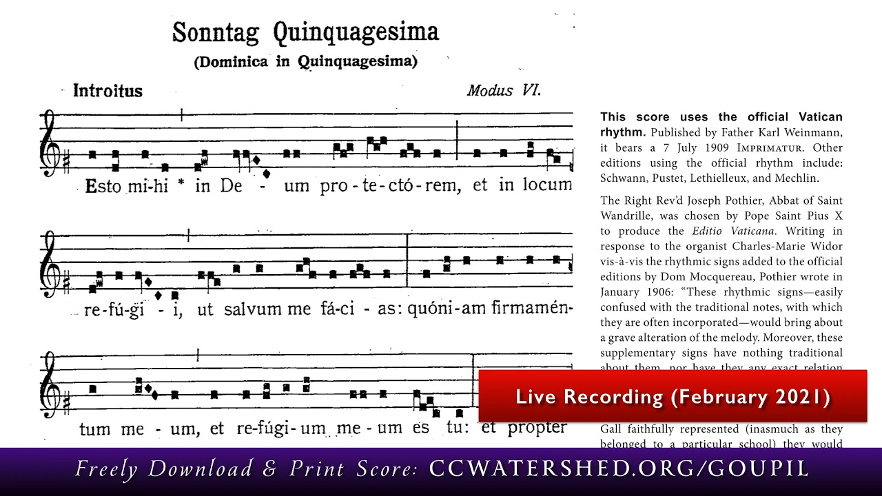 Recording: &ldquo;Old Solesmes&rdquo; Rhythmic Method (Dom Pothier)