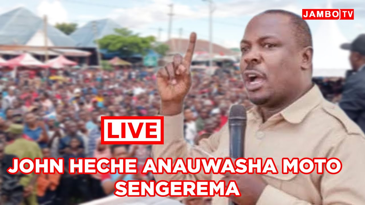 🅻🅸🆅🅴MAKAMU MWENYEKITI CHADEMA JOHN HECHE ANAONGEA NA WAKAZI WA SENGEREMA