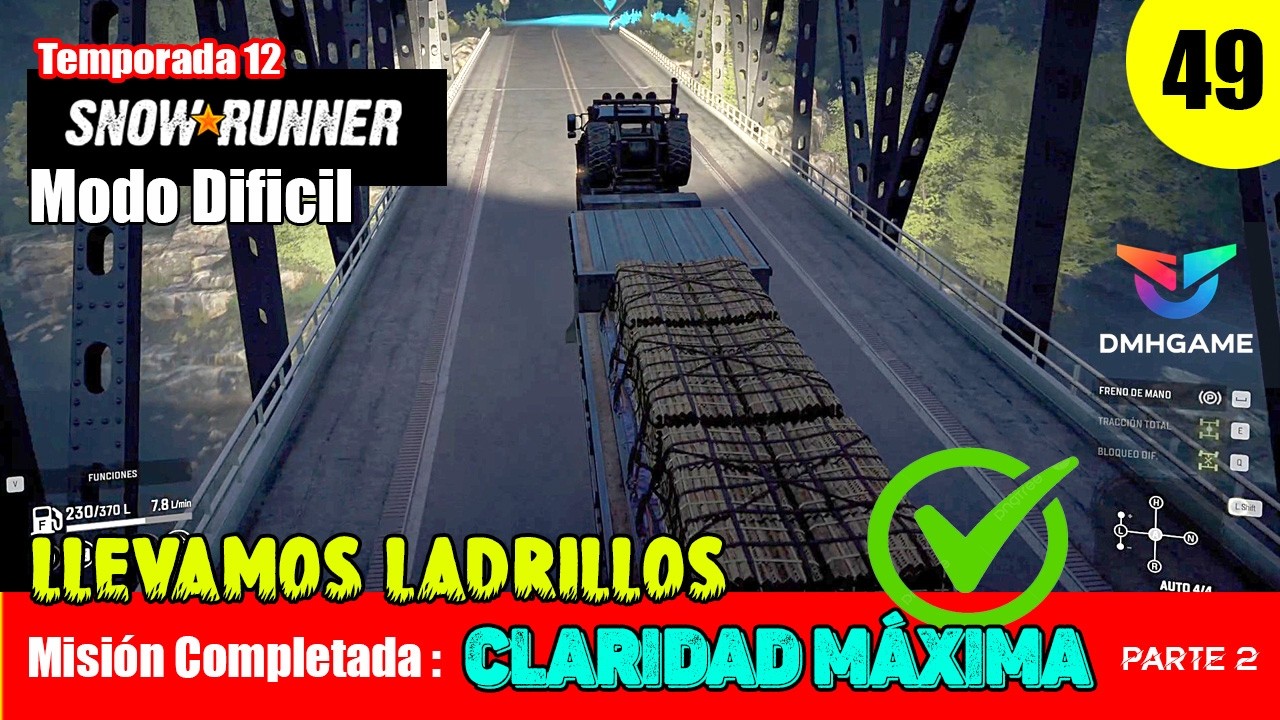 SNOWRUNNER EP 49 - MODO DIFICIL - Carolina del Norte - Misión COMPLETADA : CLARIDAD MÁXIMA - PARTE 1