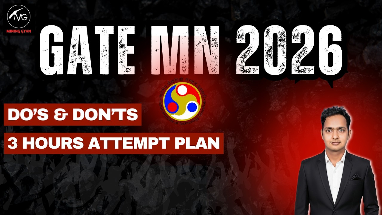 GATE MN Exam 2026 | 3 Hours Strategy | What To Do & What Not To Do | Best Attempt Plan